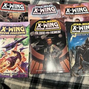 Lot of 6 Star Wars X-Wing Series Paperback Books